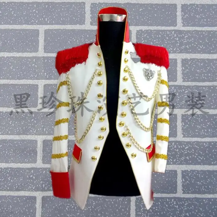 White men suits designs masculino homme terno stage costumes for singers men sequin blazer dance clothes jacket style dress rock
White men suits designs masculino homme terno stage costumes for singers men sequin blazer dance clothes jacket style dress rock