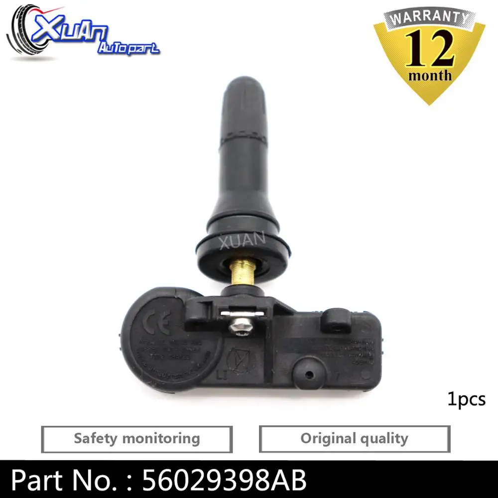 XUAN 1 шт. датчик давления в шинах TPMS 56029398AB для Dodge Challenger Charger DURANGO GRAND CARAVAN JOURNEY 2010