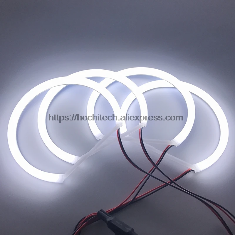 

HochiTech for BMW 1995-2000 E39 5 series pre-facelift car styling Milk White Halo light car SMD LED Angel Eyes Halo ring Kit