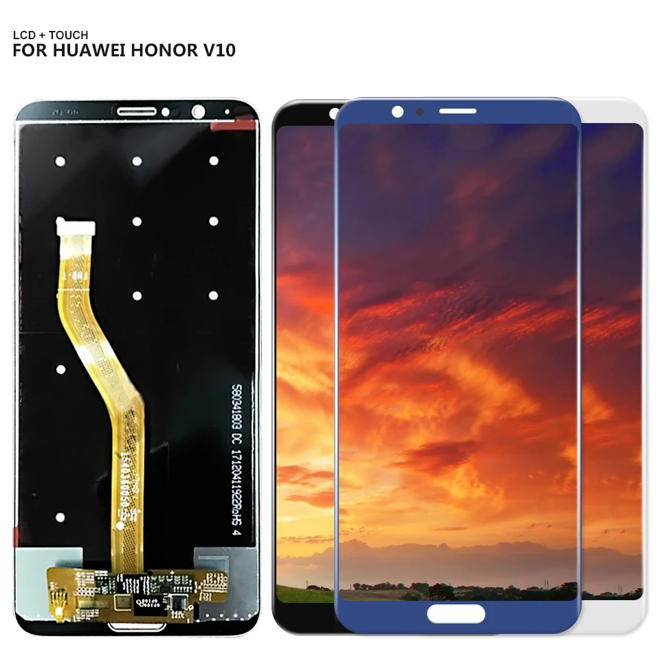 ЖК дисплей и дигитайзер сенсорного экрана в сборе для Huawei Honor V10 BKL AL00 инструменты