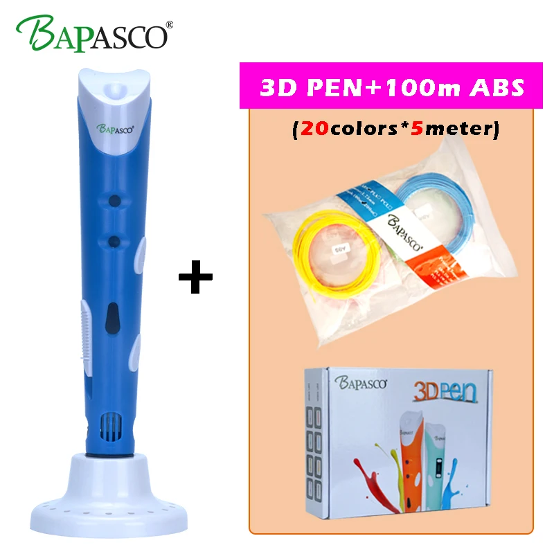 2017 Doodle 3D Pen/3D Printing Pen BAPASCO Brand 100A EU Plug Model Crafting Stereoscopic Arts Tool For Kids Gifts |