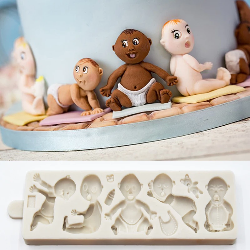 Expression of Baby Mould Silicone Mold Fondant Cake Decorating Tools Chocolate, Gumpaste Mold, Sugarcraft, Kitchenware
Expression of Baby Mould Silicone Mold Fondant Cake Decorating Tools Chocolate, Gumpaste Mold, Sugarcraft, Kitchenware