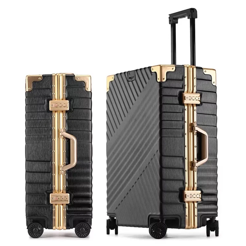 Retro Style Series Travel Luggage 20/24/26/29 inch fashion Aluminum frame Rolling Luggage Spinner brand Travel Trolley Suitcase
Retro Style Series Travel Luggage 20/24/26/29 inch fashion Aluminum frame Rolling Luggage Spinner brand Travel Trolley Suitcase
