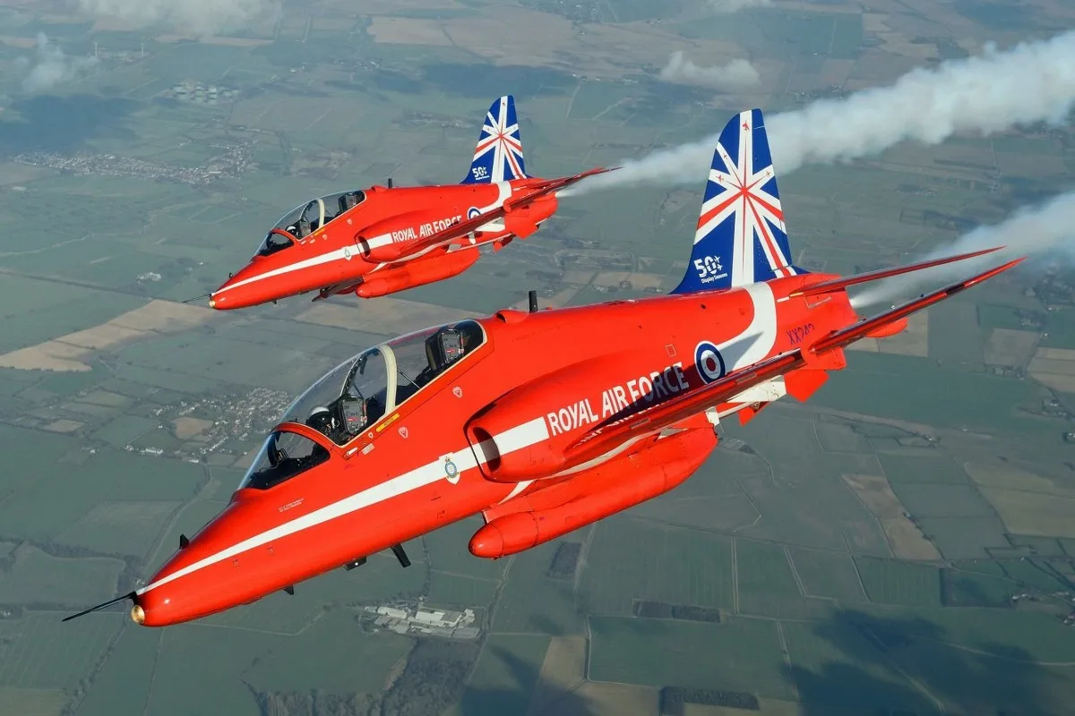 Red Arrows BAe Hawk T.Mk1 Jet team acrobatic PQX407 custom wall art fabric poster room decor home decoration (frame available)
Red Arrows BAe Hawk T.Mk1 Jet team acrobatic PQX407 custom wall art fabric poster room decor home decoration (frame available)