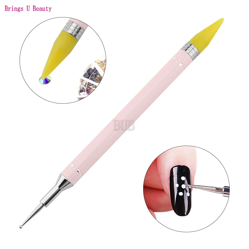 1 PC 2 Way Wax Nail Dotting Pen Pick Up Rhinestone Paint Speck or Flower Decoration Pencil Self-Adhesive Dot Head Tips Manicure
1 PC 2 Way Wax Nail Dotting Pen Pick Up Rhinestone Paint Speck or Flower Decoration Pencil Self-Adhesive Dot Head Tips Manicure