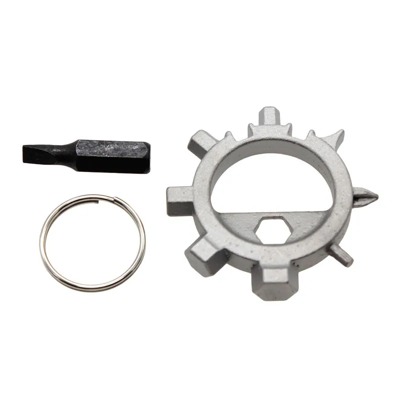 JETTING Multi-functional Stainless Steel Screwdriver Key Ring EDC Tool Bottle Opener Bicycle Adjust Tools Grey 1Set Black Color
JETTING Multi-functional Stainless Steel Screwdriver Key Ring EDC Tool Bottle Opener Bicycle Adjust Tools Grey 1Set Black Color