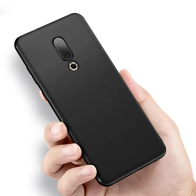 Чехол для Meizu 16 Plus 16th X M6 M5 Note 8 X8 M5S M5C черный матовый чехол телефона мягкий из ТПУ