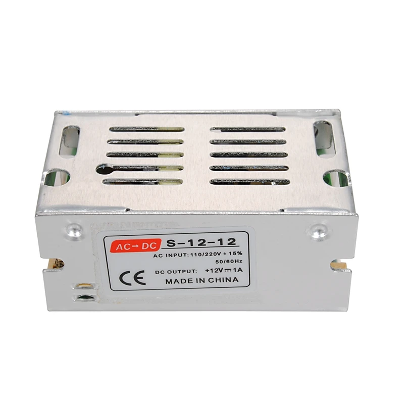 12W 12V 1A Switch Power Supply Switching Driver Adapter Voltage Transformer for Led Strip Light Display AC110V/220V
12W 12V 1A Switch Power Supply Switching Driver Adapter Voltage Transformer for Led Strip Light Display AC110V/220V