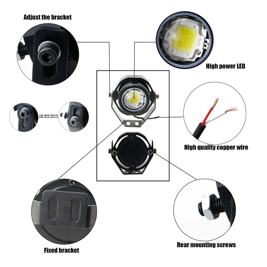 LEADTOPS 2PCS Car Work Light Offroad Led 12V Extra Fog Lamps Flood Daytime Running Lights DRL Motor Tractor Truck Styling G
LEADTOPS 2PCS Car Work Light Offroad Led 12V Extra Fog Lamps Flood Daytime Running Lights DRL Motor Tractor Truck Styling G