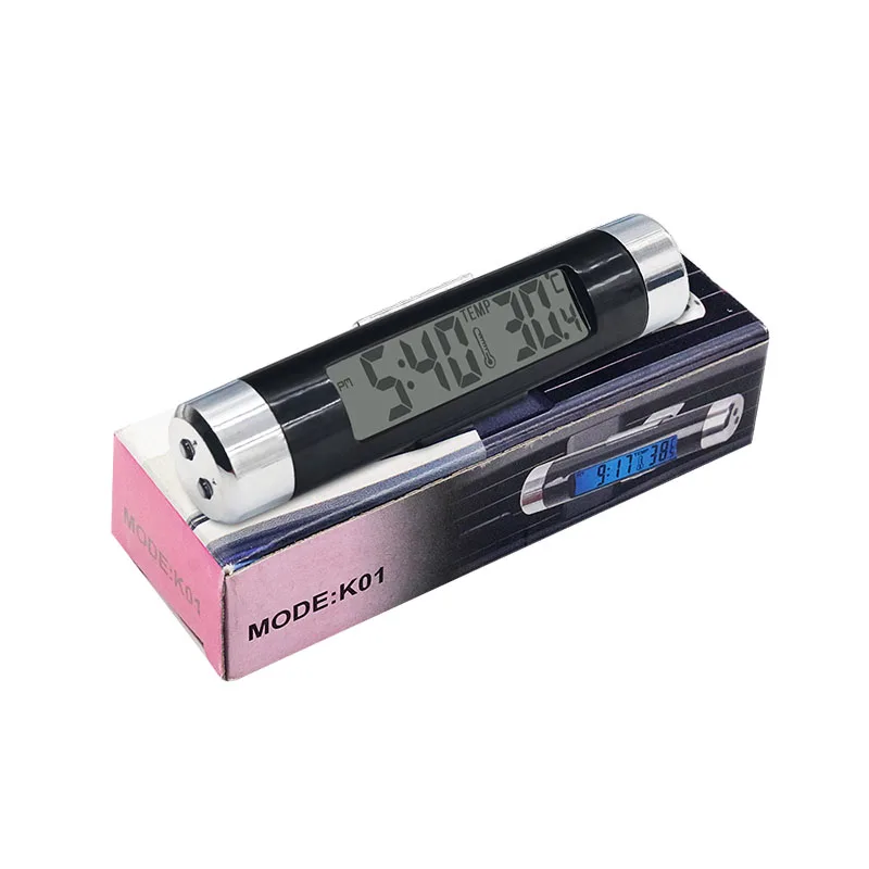 Car Digital Time Clock Thermometer Clip On Air Vent Outlet LCD Display Screen Blue Backlight Auto Ornament Accessories
Car Digital Time Clock Thermometer Clip On Air Vent Outlet LCD Display Screen Blue Backlight Auto Ornament Accessories