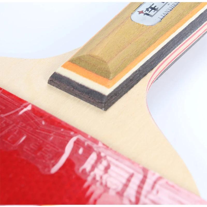 Table Tennis Racket Pure Wood Pimples In Ping Pong Paddle Center Focus (All-round Methods) Straight Grip Racket
Table Tennis Racket Pure Wood Pimples In Ping Pong Paddle Center Focus (All-round Methods) Straight Grip Racket