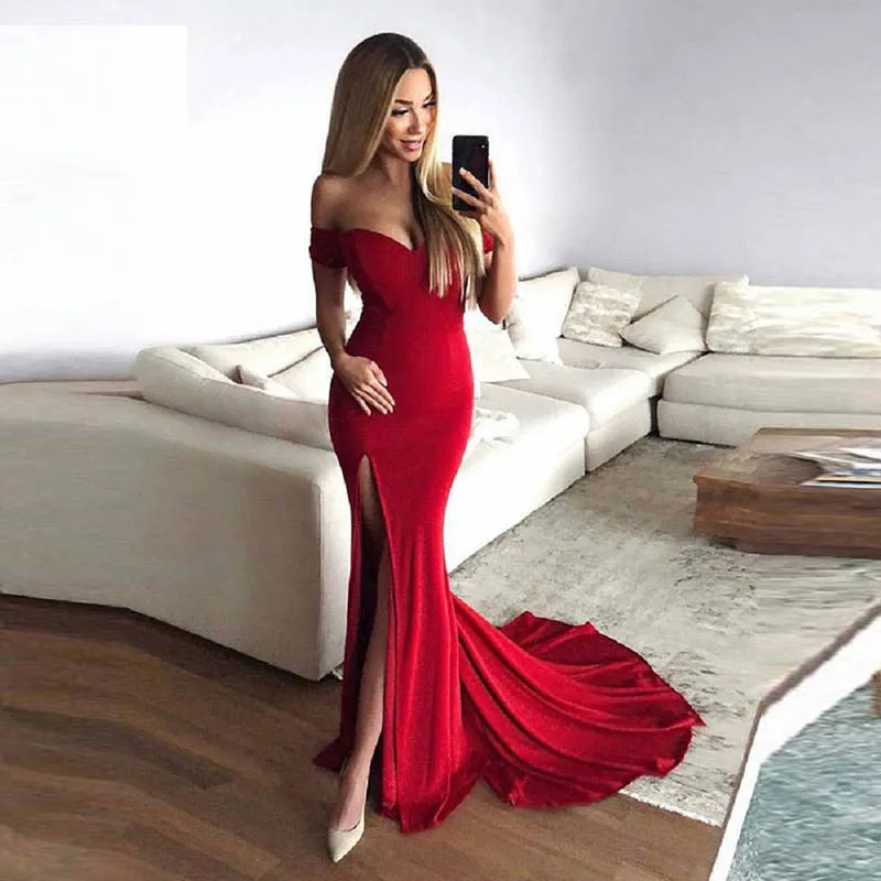 sexy cheap discount sweetheart China long red mermaid sleeveless jersey prom dresses evening gowns long with slit 2019
sexy cheap discount sweetheart China long red mermaid sleeveless jersey prom dresses evening gowns long with slit 2019