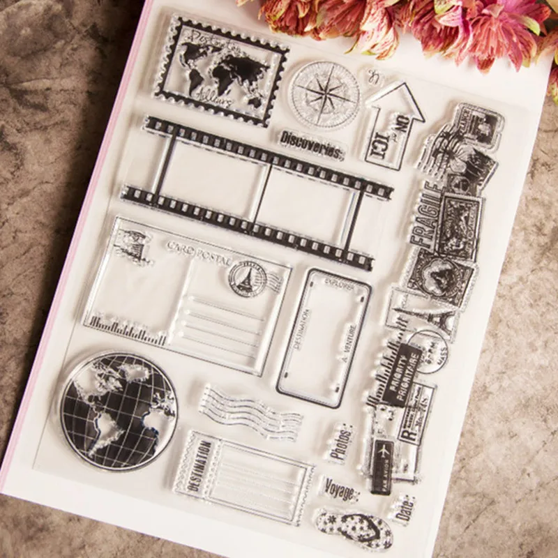 WYSE Vintage World Travel Earth Map Clear Stamps Craft Transparent Silicne Stamp Seal for DIY Scrapbooking Card Making Craft
WYSE Vintage World Travel Earth Map Clear Stamps Craft Transparent Silicne Stamp Seal for DIY Scrapbooking Card Making Craft