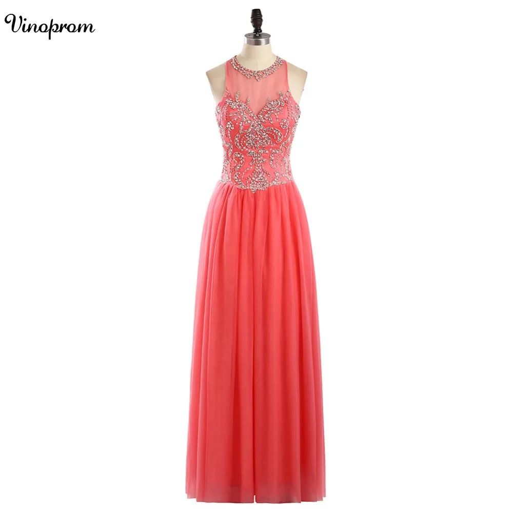 Real Photo VinoProm Formal Sleeveless Gown See Through Back Beading Handwork Prom Evening Dresses
Real Photo VinoProm Formal Sleeveless Gown See Through Back Beading Handwork Prom Evening Dresses