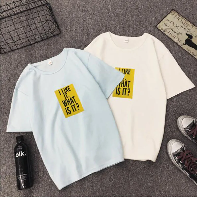 Fashion Letters Print Women T-shirt High Quality Short Sleeve Round Neck Women Tops Tees Casual Slim Fit T shirt Women
Fashion Letters Print Women T-shirt High Quality Short Sleeve Round Neck Women Tops Tees Casual Slim Fit T shirt Women