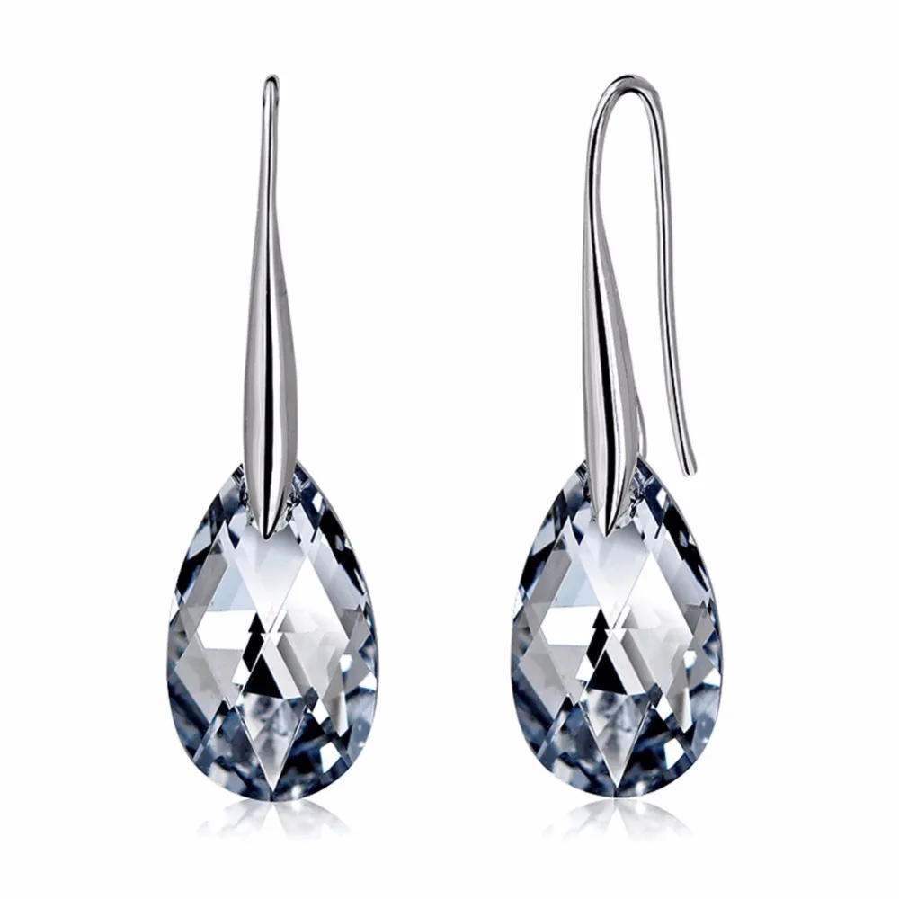 New 925 sterling silver 100% Original Crystals From Swarovskis Swan Crystal Earrings Woman Party Wedding Jewelry
New 925 sterling silver 100% Original Crystals From Swarovskis Swan Crystal Earrings Woman Party Wedding Jewelry
