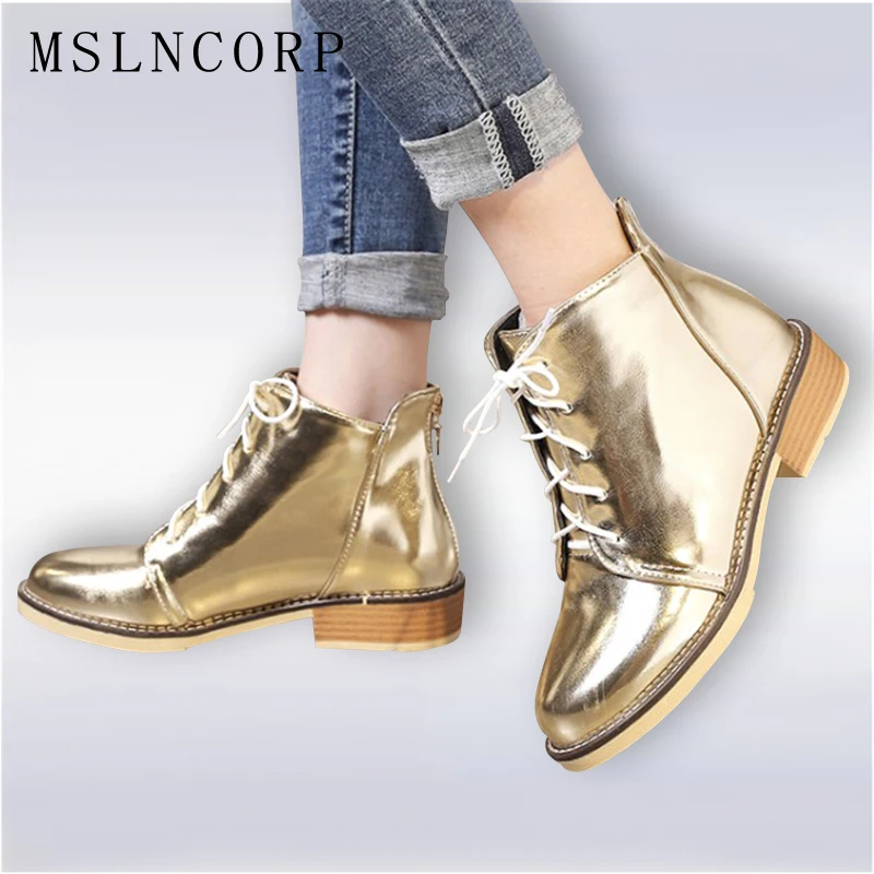 Plus Size 34-43 New Women Autumn Winter Lace Up Classic High Top Flat Brand Casual Shoes feminina female motorcycle ankle Boots
Plus Size 34-43 New Women Autumn Winter Lace Up Classic High Top Flat Brand Casual Shoes feminina female motorcycle ankle Boots