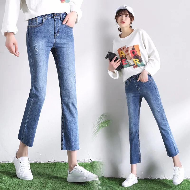 Ripped Jeans For Women Skinny Denim Capri Jeans Femme Stretch Female Jeans Vaqueros Mujer Slim Straight pants For Women
Ripped Jeans For Women Skinny Denim Capri Jeans Femme Stretch Female Jeans Vaqueros Mujer Slim Straight pants For Women
