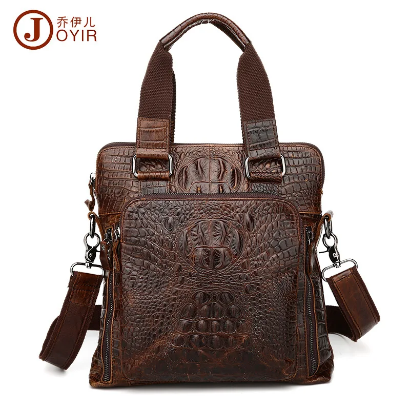 Joyir Fashion Genuine Leather Man Briefcase Handbag Cowhide Leather Alligator Shaped Crossbody Bag Business Bag Messenger Bag
Joyir Fashion Genuine Leather Man Briefcase Handbag Cowhide Leather Alligator Shaped Crossbody Bag Business Bag Messenger Bag