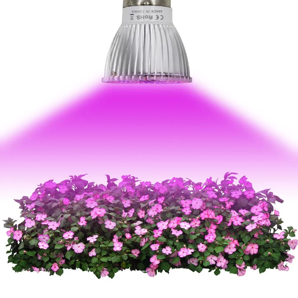 New High Quality E27 E14 GU10 4W 28-LEDPlant Grow Light Bulb Hydroponic Veg Flower Full Spectrum Drop Shipping | Лампы и освещение