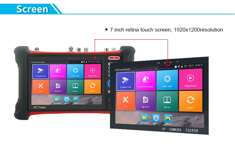 Интеллектуальная безопасность X7 Basic + CVI 1080P 25fps HD дисплей изображения встроенный