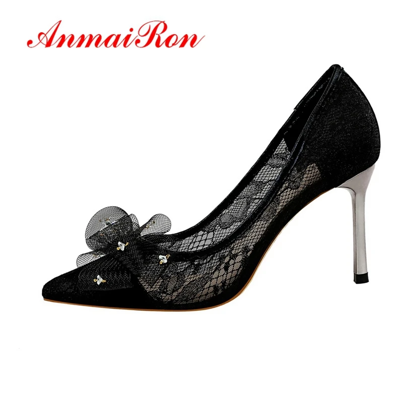 ANMAIRON 2019 New Arrival Basic Super High Mesh (Air Mesh) Heels Women Pointed Toe Casual Shoes Woman Size 34-40 LY1882
ANMAIRON 2019 New Arrival Basic Super High Mesh (Air Mesh) Heels Women Pointed Toe Casual Shoes Woman Size 34-40 LY1882