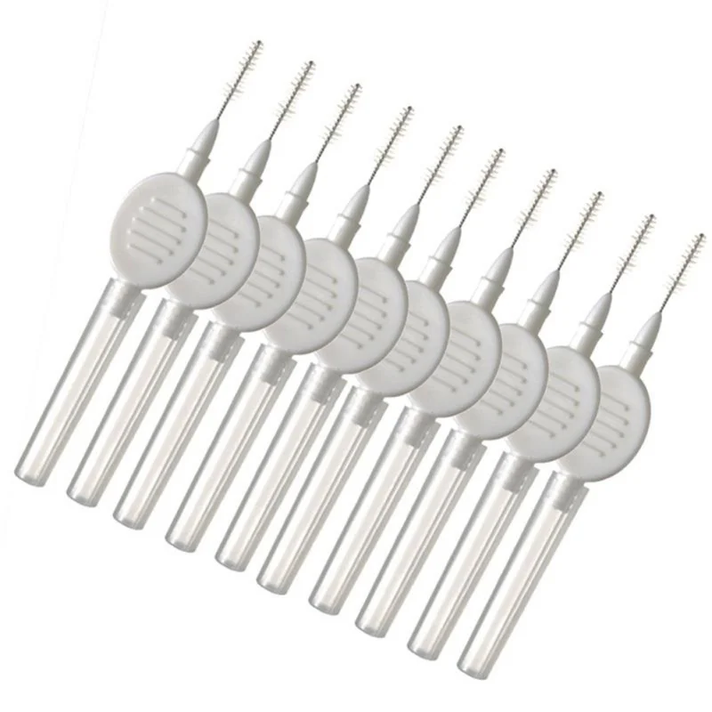 10pcs/set Plastic Interdental Brush Teeth Cleaning Brushes Dental Toothpick Rotate Oral Care Orthodontic Tooth Flossing Cleaner
10pcs/set Plastic Interdental Brush Teeth Cleaning Brushes Dental Toothpick Rotate Oral Care Orthodontic Tooth Flossing Cleaner