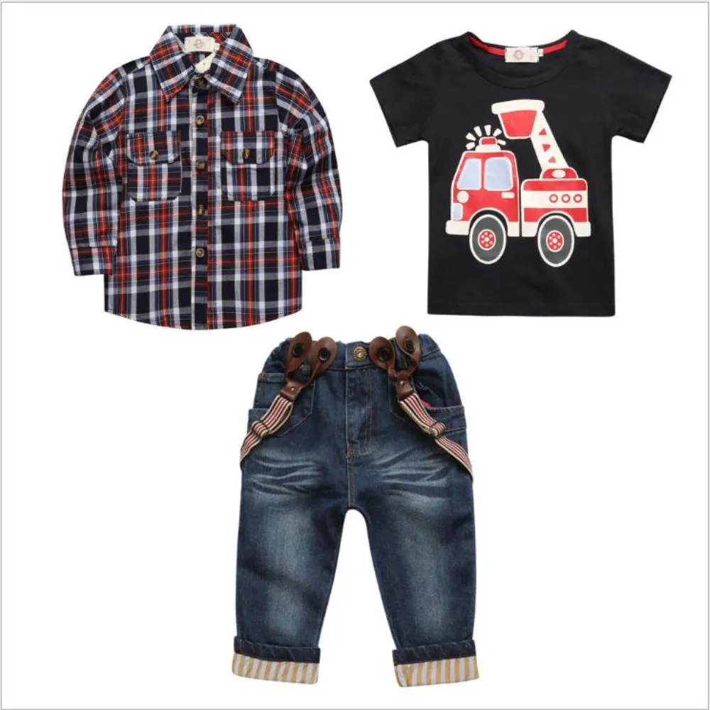 Boys Kid Suit Set Full Children Casual Shirt Kids Clothing Sets T- Shirt+Shirt+Pants 2 Pcs Casual Sport Suits Children Sets
Boys Kid Suit Set Full Children Casual Shirt Kids Clothing Sets T- Shirt+Shirt+Pants 2 Pcs Casual Sport Suits Children Sets