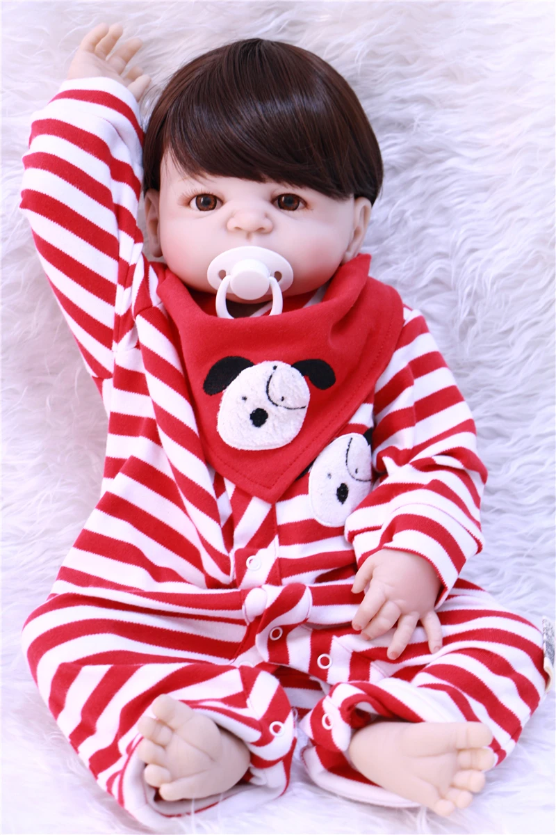 Boy bebe-reborn full silicone dolls reborn baby 22inch child fashion doll reborn can bathe soft BJD newborn babies alive doll
Boy bebe-reborn full silicone dolls reborn baby 22inch child fashion doll reborn can bathe soft BJD newborn babies alive doll