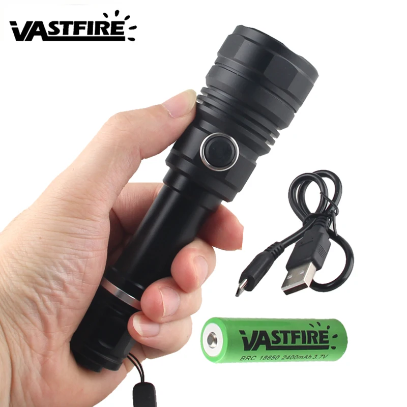 Portable 8000LM L2 LED Tactical Hunting Flashlight 5 Modes Gun Weapon Light Self defense+18650 Battery+USB Rechargeable Cable
Portable 8000LM L2 LED Tactical Hunting Flashlight 5 Modes Gun Weapon Light Self defense+18650 Battery+USB Rechargeable Cable