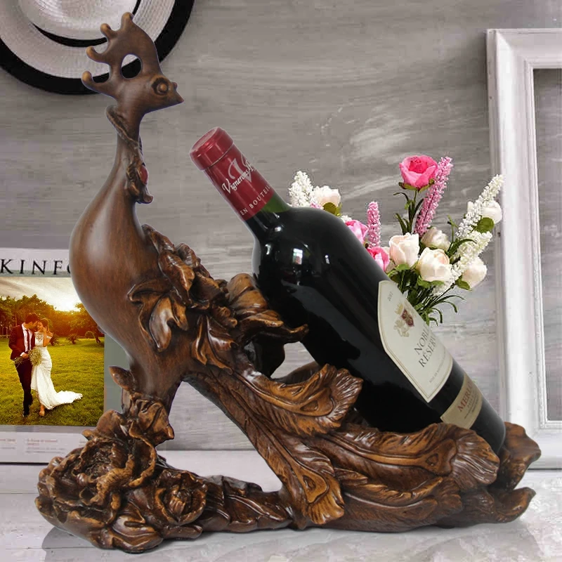 1 PCS Peacock red wine rack ornaments creative home modern living room crafts wine cabinet (Without bottles and cups) LU719635
1 PCS Peacock red wine rack ornaments creative home modern living room crafts wine cabinet (Without bottles and cups) LU719635