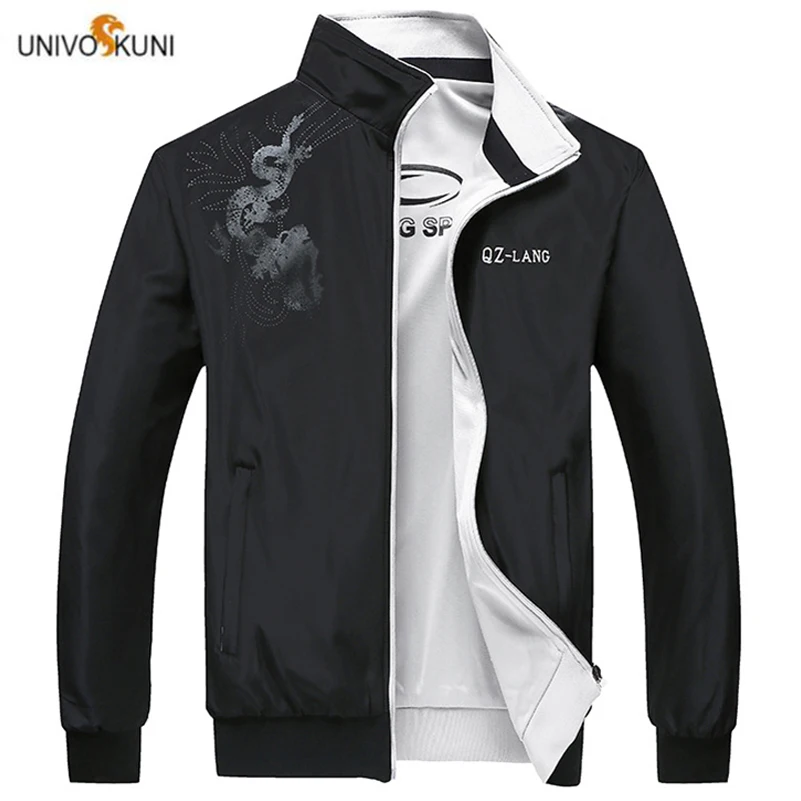 UNIVOS KUNI 2019 Men Casual Jacket Double-sided Wear Soild Color Streetwear Overcoat Brand Wild Male Boys Big Size 5XL Q6072
UNIVOS KUNI 2019 Men Casual Jacket Double-sided Wear Soild Color Streetwear Overcoat Brand Wild Male Boys Big Size 5XL Q6072