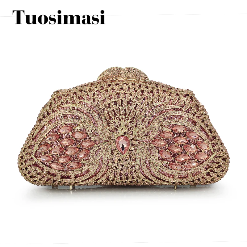 Pink rhinestone clutch bag Luxury crystal clutch evening bag diamond banquet bag wedding pochette party purse(88213-PP)
Pink rhinestone clutch bag Luxury crystal clutch evening bag diamond banquet bag wedding pochette party purse(88213-PP)