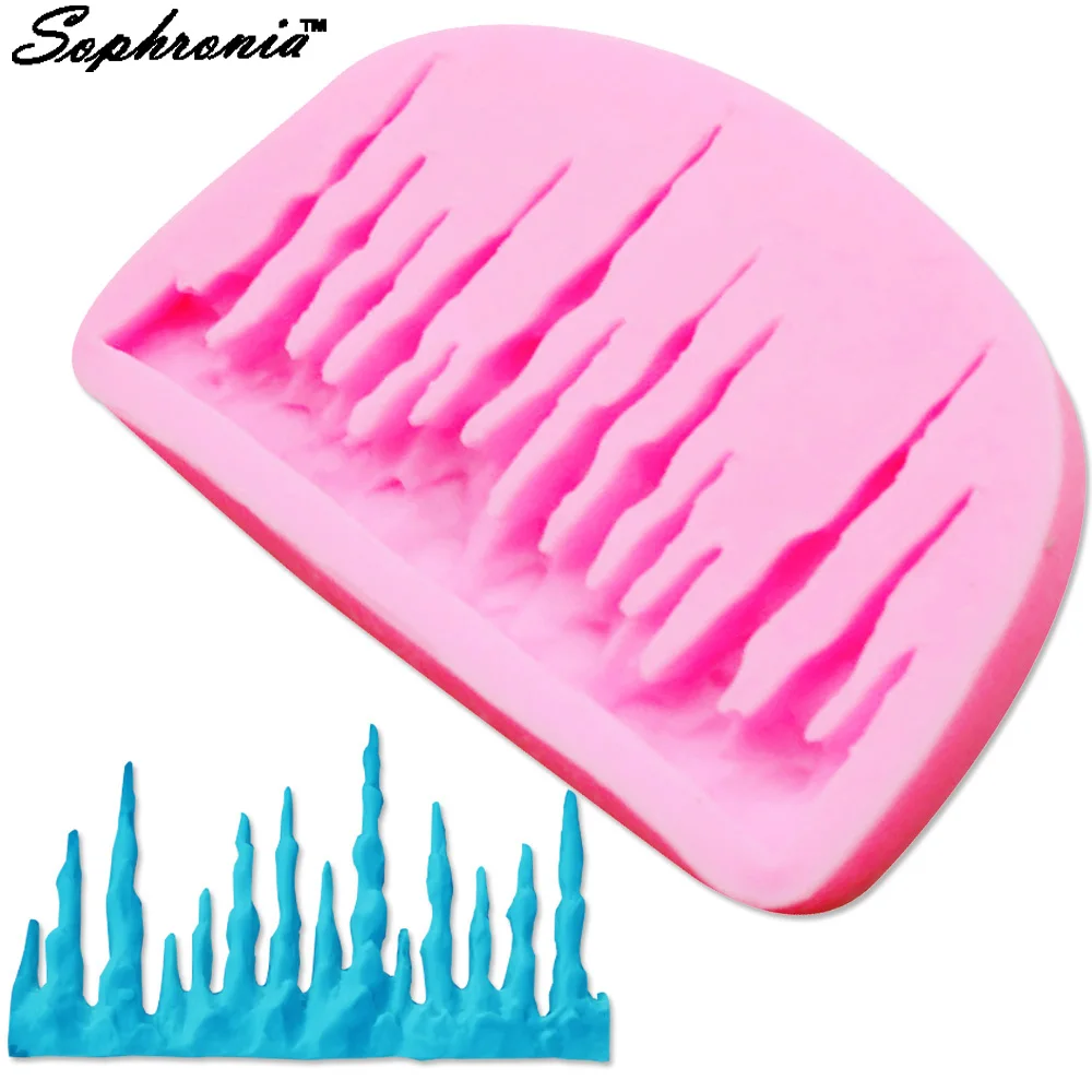10PCS/SET Icicle ice Design Shape Cake Decoration Fondant Chocolate Cookie kitchen Baking Mold Silicone 10.2*6.1*1CM M473
10PCS/SET Icicle ice Design Shape Cake Decoration Fondant Chocolate Cookie kitchen Baking Mold Silicone 10.2*6.1*1CM M473