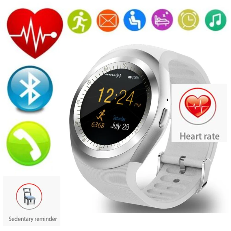 Y1X T1 поддержка смарт-часы пульсометр с WhatsApp и Facebook Twitter приложение smartwatch PK DZ09 KW18 K88H