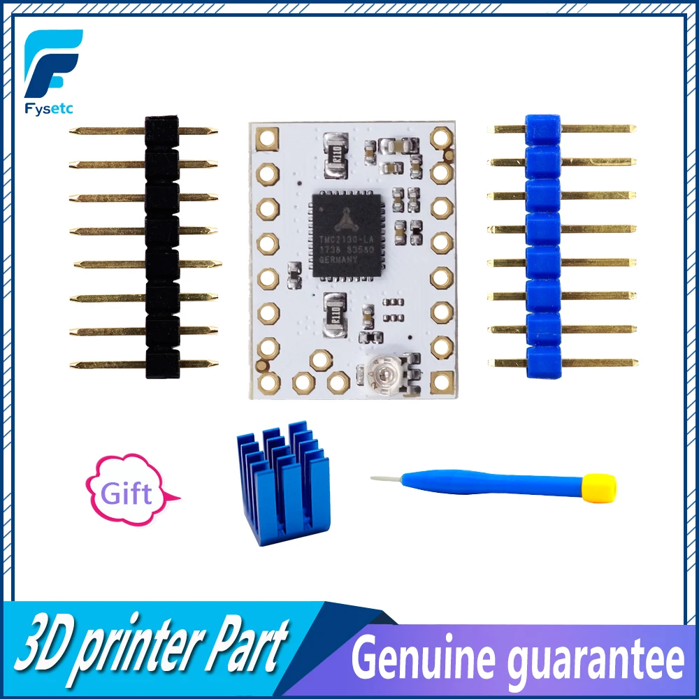 5pcs TMC2130 New Stepping Motor Mute Driver Stepstick Power Tube Built-in Driver Current 1.4A Peak Current 2.5A Replace TMC2100
5pcs TMC2130 New Stepping Motor Mute Driver Stepstick Power Tube Built-in Driver Current 1.4A Peak Current 2.5A Replace TMC2100