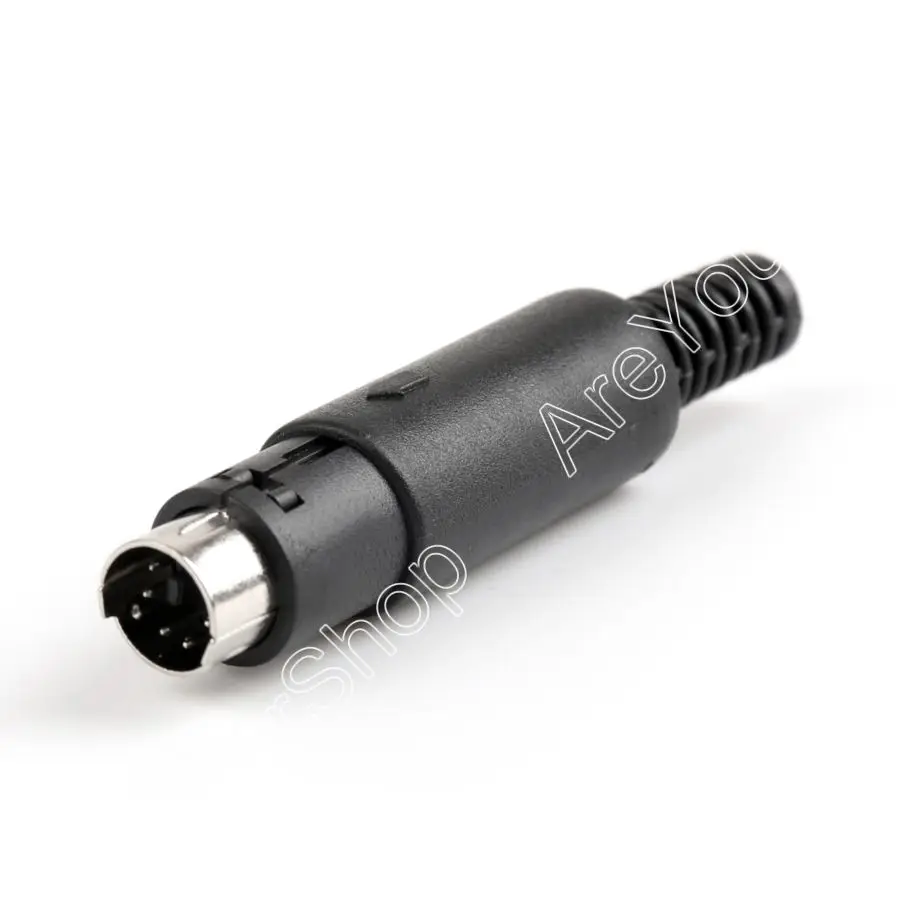 Areyourshop 6Pin Mini-DIN Male Plug Jack Socket Connector Plastic Handle Adapter For Audio 100PCS High Quality Connector
Areyourshop 6Pin Mini-DIN Male Plug Jack Socket Connector Plastic Handle Adapter For Audio 100PCS High Quality Connector