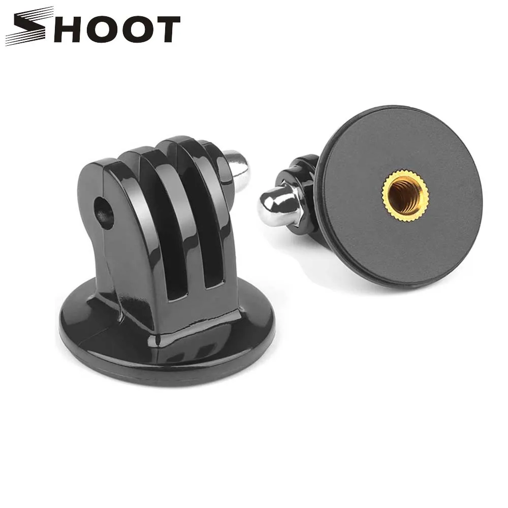 SHOOT Tripod Adapter Mount for GoPro Hero 10 9 8 7 Black SJCAM Yi Lite 4K+ H9r Adapter Mount with 1/4 Inch Hole Camera Accessory
SHOOT Tripod Adapter Mount for GoPro Hero 10 9 8 7 Black SJCAM Yi Lite 4K+ H9r Adapter Mount with 1/4 Inch Hole Camera Accessory