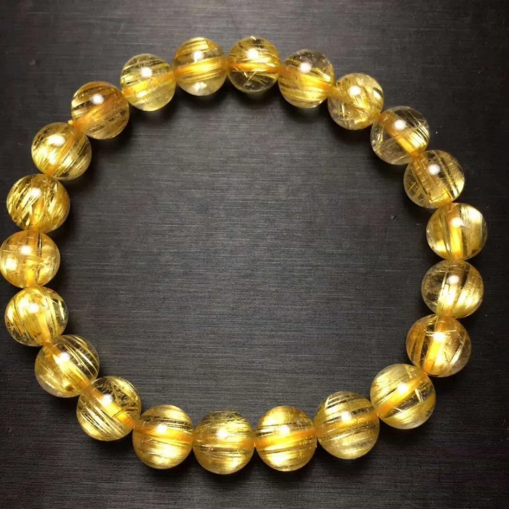 Certificate Natural Gold Rutilated Quartz 8.5mm Round Beads Stretch Bracelet Wealthy Women Man Jewelry Brazil Healing AAAAA
Certificate Natural Gold Rutilated Quartz 8.5mm Round Beads Stretch Bracelet Wealthy Women Man Jewelry Brazil Healing AAAAA