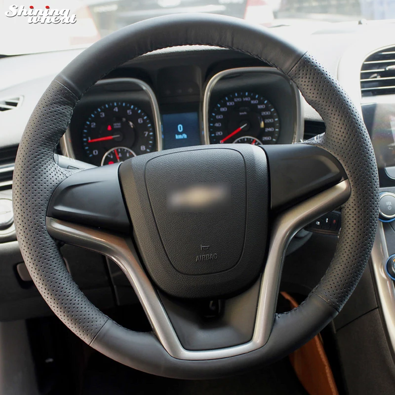BANNIS сшитый вручную черный кожаный чехол рулевого колеса автомобиля для Chevrolet Malibu 2011-2014
BANNIS сшитый вручную черный кожаный чехол рулевого колеса автомобиля для Chevrolet Malibu 2011-2014