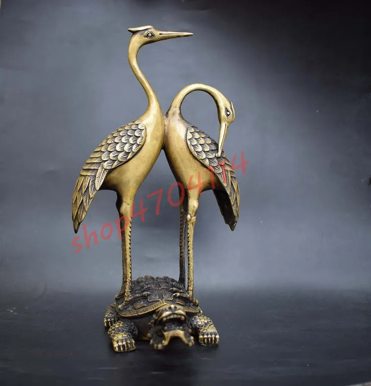 Solid pure copper, tortoise and crane ornaments, crafts, decorations, collections
Solid pure copper, tortoise and crane ornaments, crafts, decorations, collections