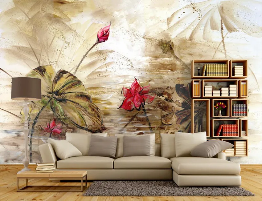 Custom 3d mural,Lotus oil painting murals papel de parede,hotel restaurant bar living room sofa TV wall bedroom wallpaper
Custom 3d mural,Lotus oil painting murals papel de parede,hotel restaurant bar living room sofa TV wall bedroom wallpaper
