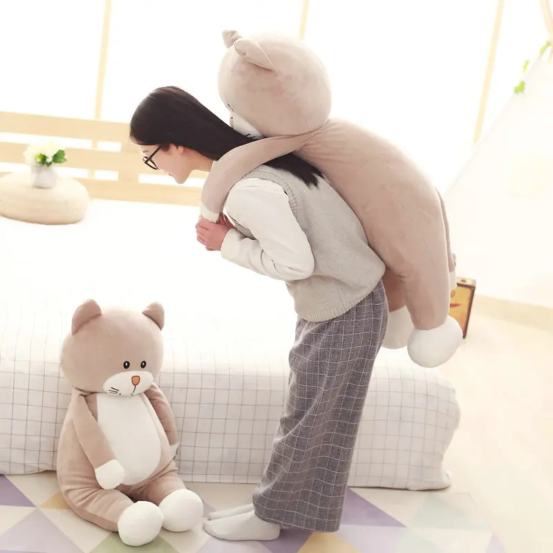 Kawaii black/gray/pink Cat Plush Toys Doll Soft Down Cotton Animal Pillow Lovely Christmas Gift for Kids Baby Children Girls
Kawaii black/gray/pink Cat Plush Toys Doll Soft Down Cotton Animal Pillow Lovely Christmas Gift for Kids Baby Children Girls