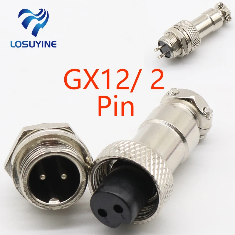 1pcs GX12 2 Pin Male & Female 12mm Wire Panel Connector Aviation Plug L88 GX12 Circular Connector Socket Plug Free Shipping
1pcs GX12 2 Pin Male & Female 12mm Wire Panel Connector Aviation Plug L88 GX12 Circular Connector Socket Plug Free Shipping
