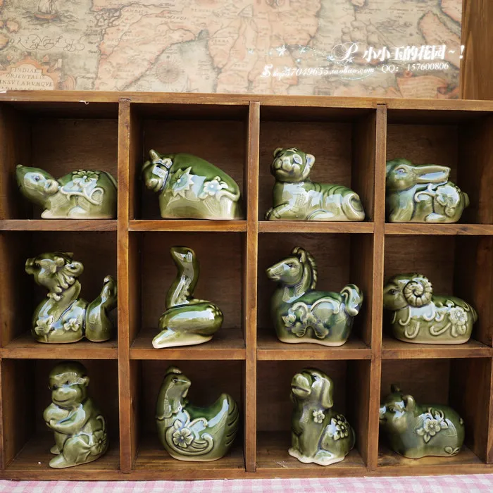 12pcs/set Chinese 12 Zodiacs Ceramic Handcrafts Ornaments Living Room Modern Decor
12pcs/set Chinese 12 Zodiacs Ceramic Handcrafts Ornaments Living Room Modern Decor