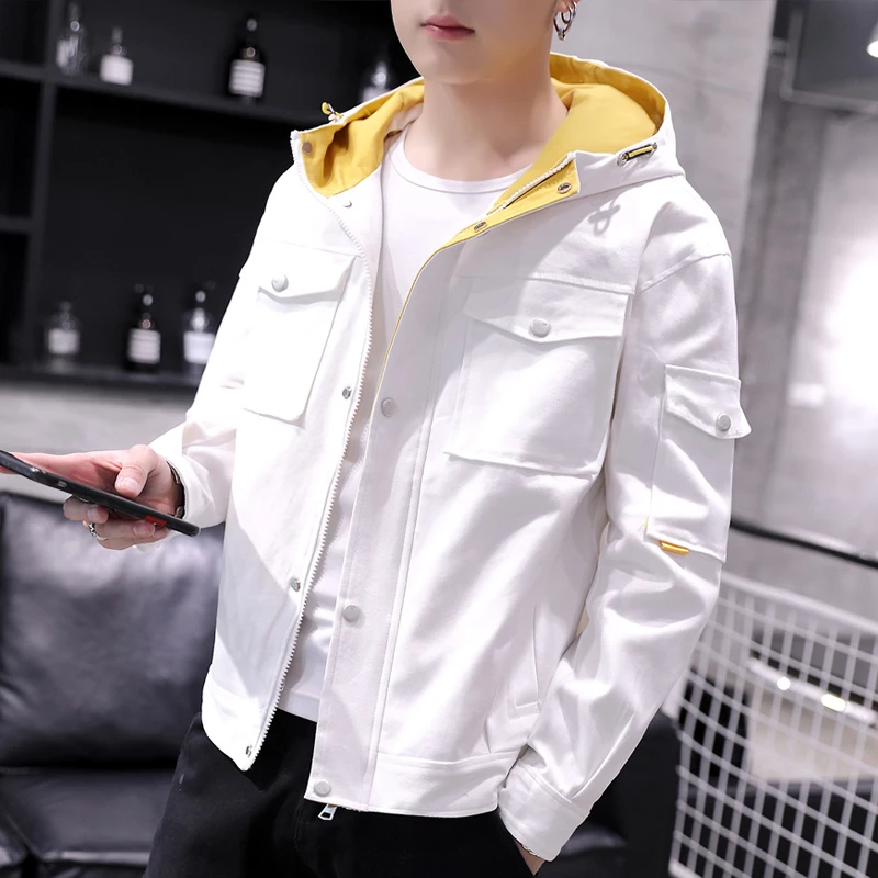 Mens Spring Autumn Casual Students Jacket Hooded Long Sleeve Outwear Cool Plus Size M-3XL Letters Pattern C45
Mens Spring Autumn Casual Students Jacket Hooded Long Sleeve Outwear Cool Plus Size M-3XL Letters Pattern C45