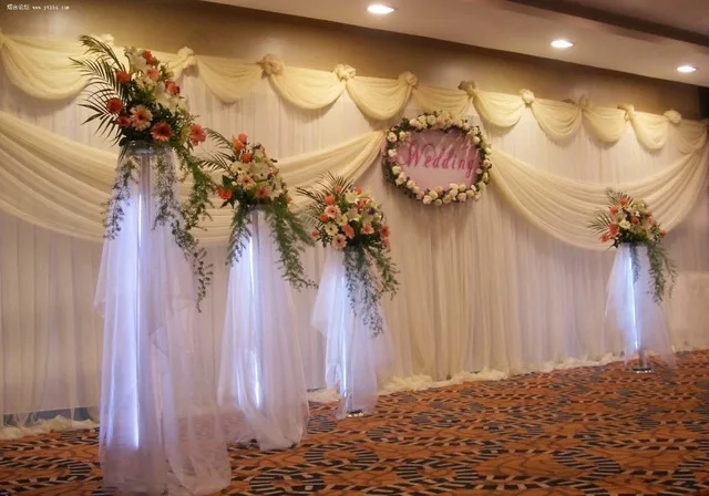 Beautiful White Wedding Backdrop \Wedding Curtain 3M/10ft*6M/20ft,Wedding Decoration,Stage Backdrop
Beautiful White Wedding Backdrop \Wedding Curtain 3M/10ft*6M/20ft,Wedding Decoration,Stage Backdrop