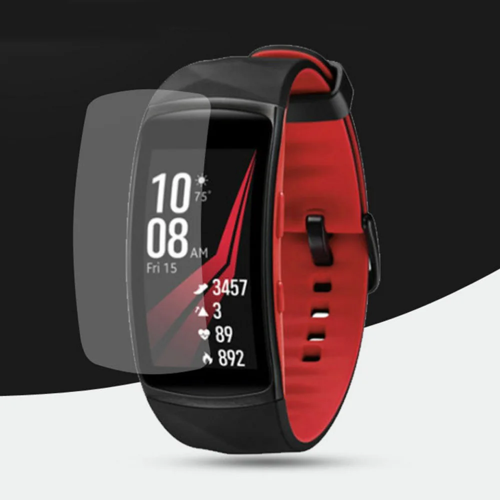 Защитная пленка для смарт браслета 3 шт. Samsung Galaxy Gear Fit2 Pro Fit 2 HD защита ультратонкая