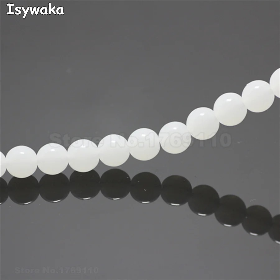 Isywaka Solid White Color 60pcs 10mm Round Smooth Glass Beads Loose Spacer Bead for DIY Jewelry Making Austria Crystal Beads
Isywaka Solid White Color 60pcs 10mm Round Smooth Glass Beads Loose Spacer Bead for DIY Jewelry Making Austria Crystal Beads