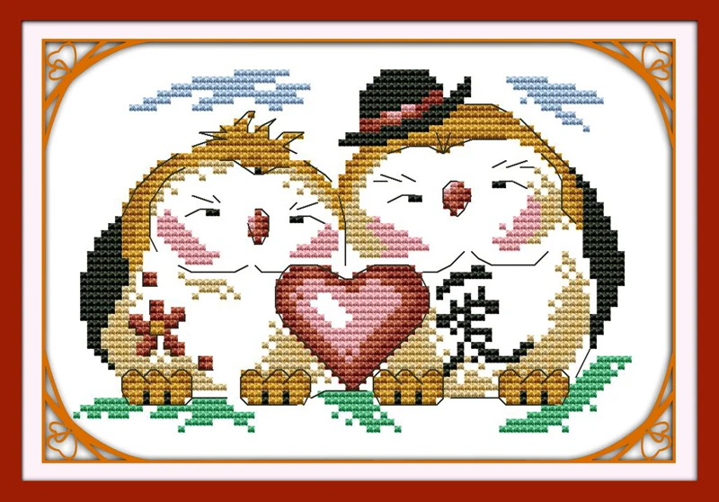 penguin lovers cross stitch kit cartoon 14ct 11ct count print canvas stitches embroidery DIY handmade needlework plus
penguin lovers cross stitch kit cartoon 14ct 11ct count print canvas stitches embroidery DIY handmade needlework plus